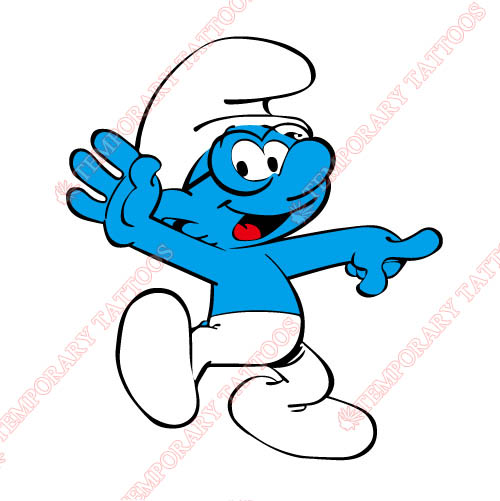 The Smurfs Customize Temporary Tattoos Stickers NO.3468